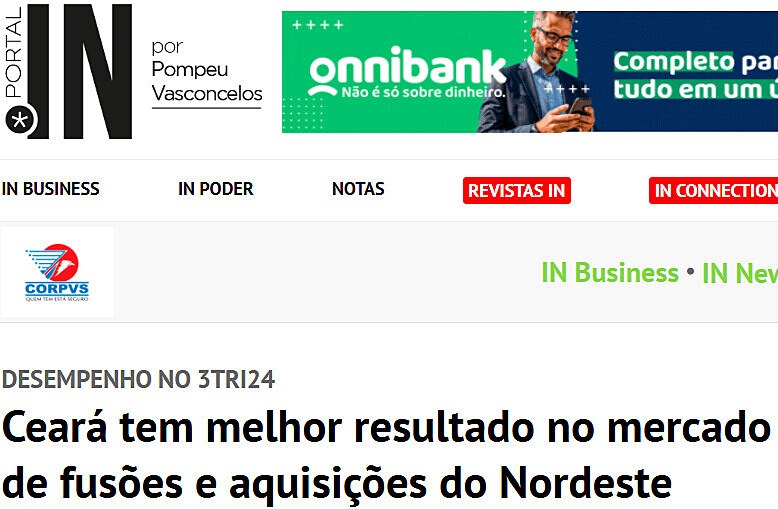 Cear tem melhor resultado no mercado de fuses e aquisies do Nordeste